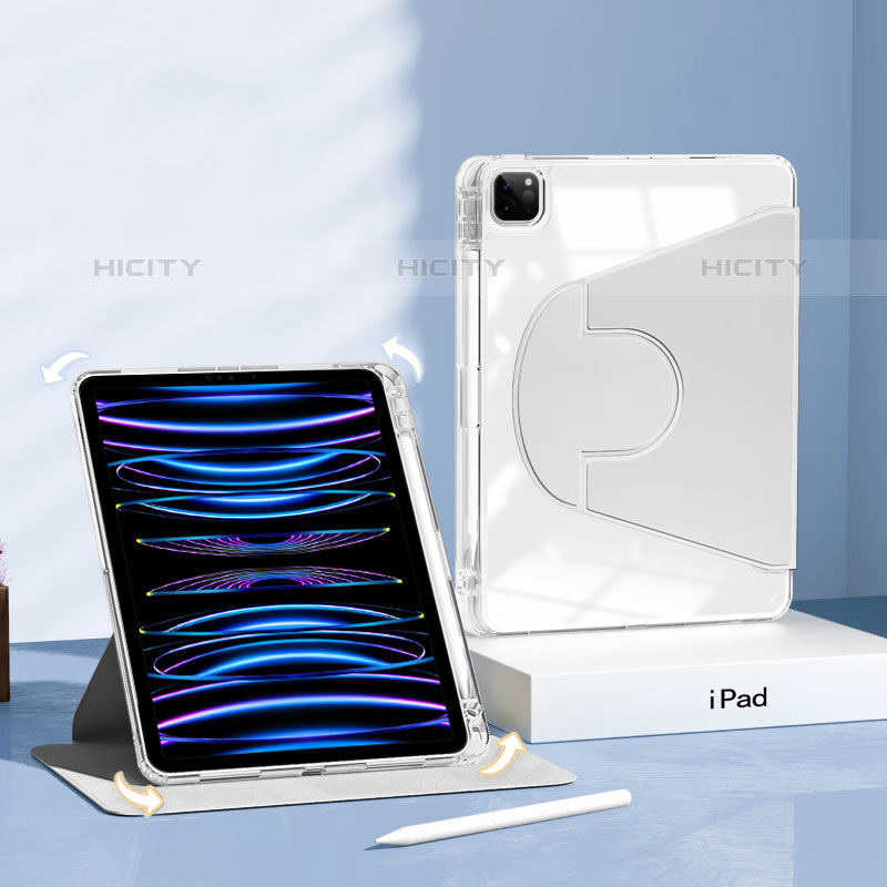 Apple iPad Pro 11 (2021)用手帳型 レザーケース スタンド カバー H03 アップル 