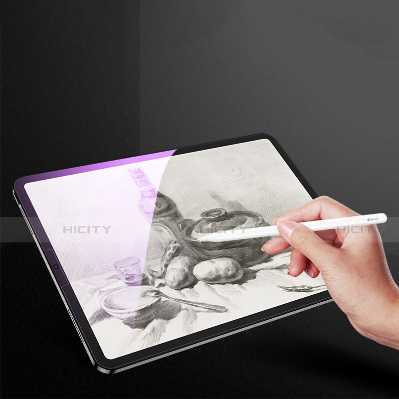 Apple iPad Pro 11 (2021)用アンチグレア ブルーライト 強化ガラス 液晶保護フィルム B03 アップル クリア