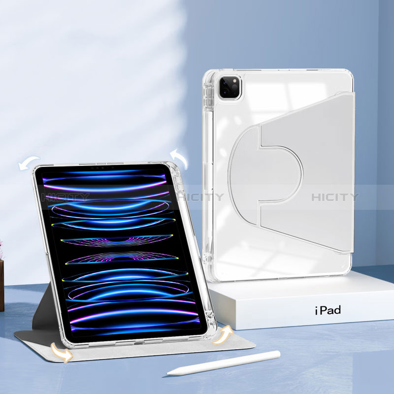 Apple iPad Pro 11 (2022)用手帳型 レザーケース スタンド カバー H03 アップル 