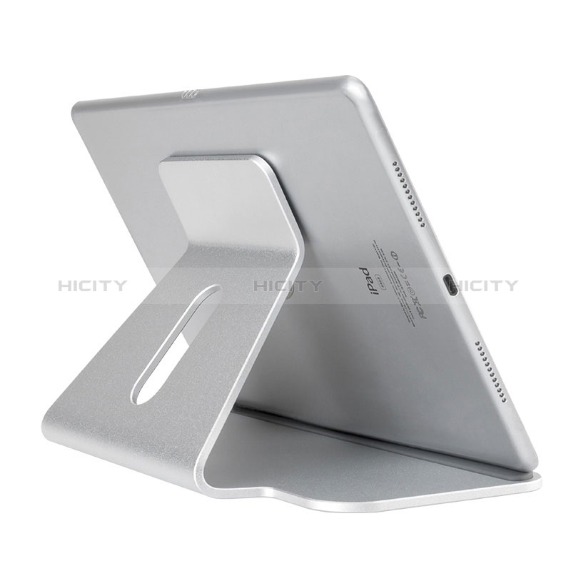 Apple iPad Pro 11 (2022)用スタンドタイプのタブレット クリップ式 フレキシブル仕様 K21 アップル シルバー