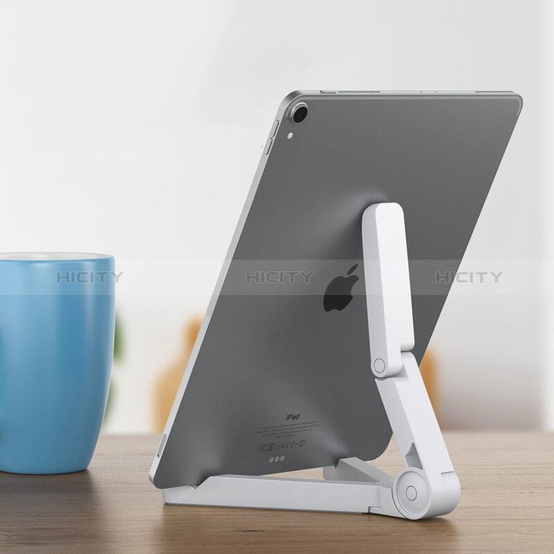 Apple iPad Pro 11 (2022)用スタンドタイプのタブレット ホルダー ユニバーサル N08 アップル ホワイト