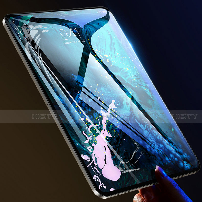 Apple iPad Pro 12.9 (2021)用アンチグレア ブルーライト 強化ガラス 液晶保護フィルム アップル クリア