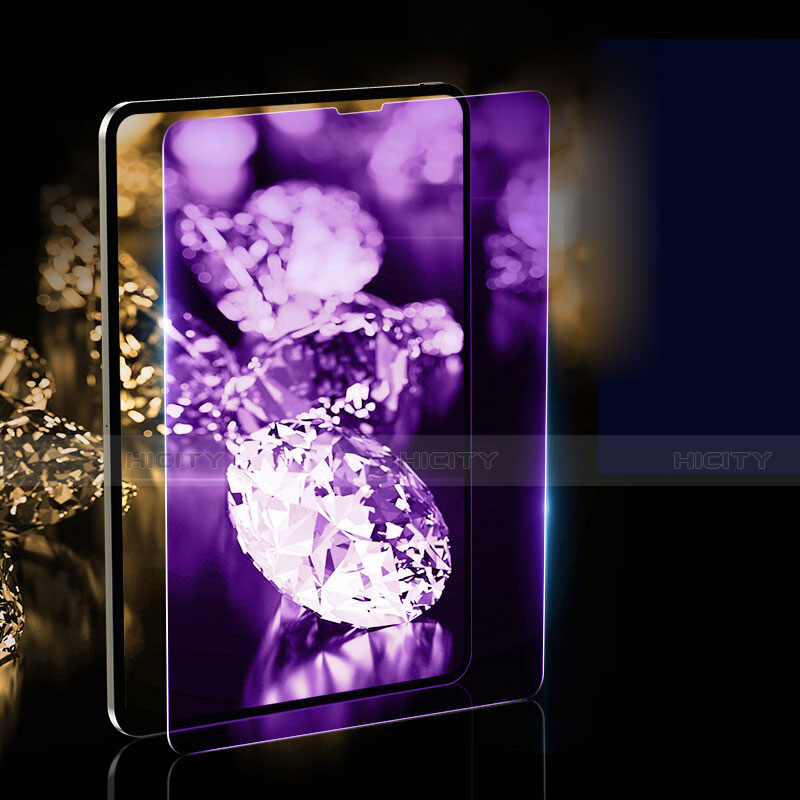 Apple iPad Pro 12.9 (2021)用アンチグレア ブルーライト 強化ガラス 液晶保護フィルム B03 アップル クリア