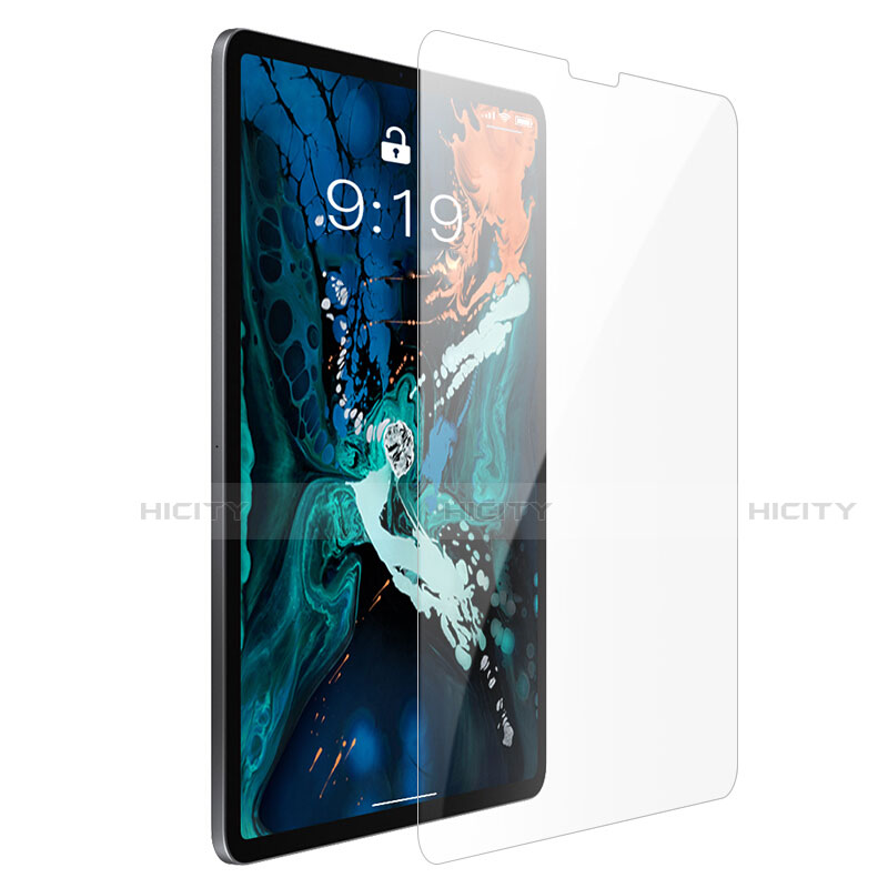 Apple iPad Pro 12.9 (2021)用強化ガラス 液晶保護フィルム T06 アップル クリア