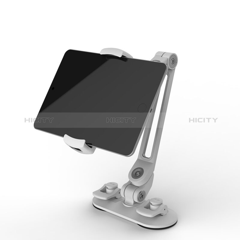 Apple iPad Pro 12.9 (2021)用スタンドタイプのタブレット クリップ式 フレキシブル仕様 H02 アップル ホワイト