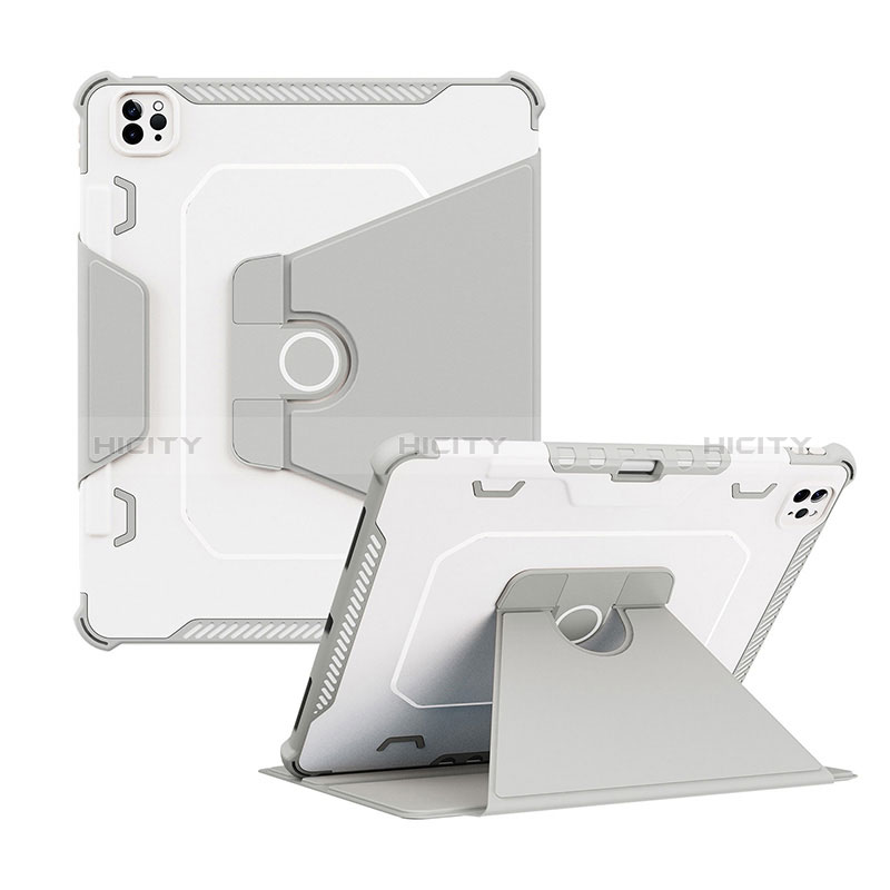 Apple iPad Pro 12.9 (2022)用ハイブリットバンパーケース スタンド プラスチック 兼シリコーン カバー L04 アップル 