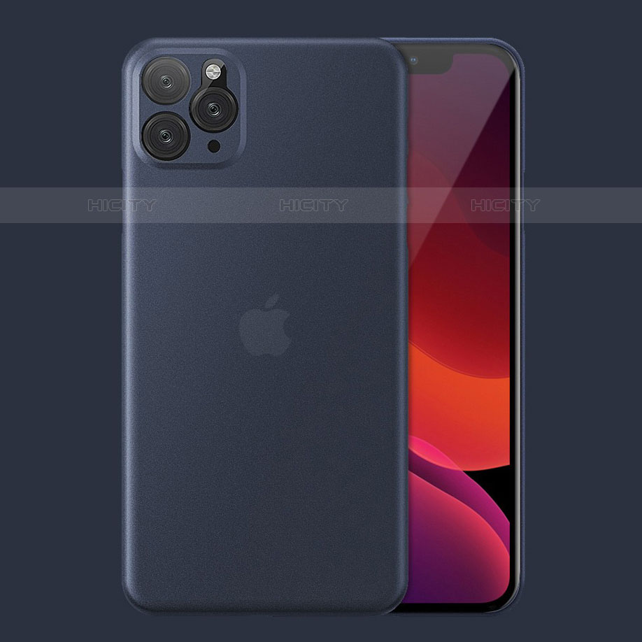 Apple iPhone 11 Pro用極薄ケース クリア透明 プラスチック 質感もマットU03 アップル 