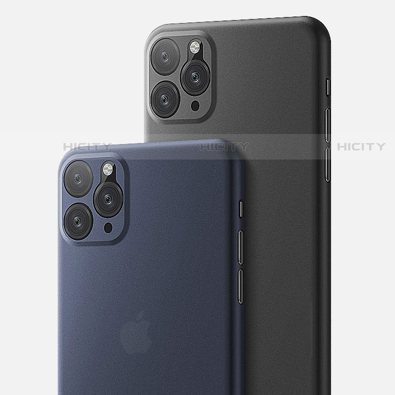 Apple iPhone 11 Pro用極薄ケース クリア透明 プラスチック 質感もマットU03 アップル 