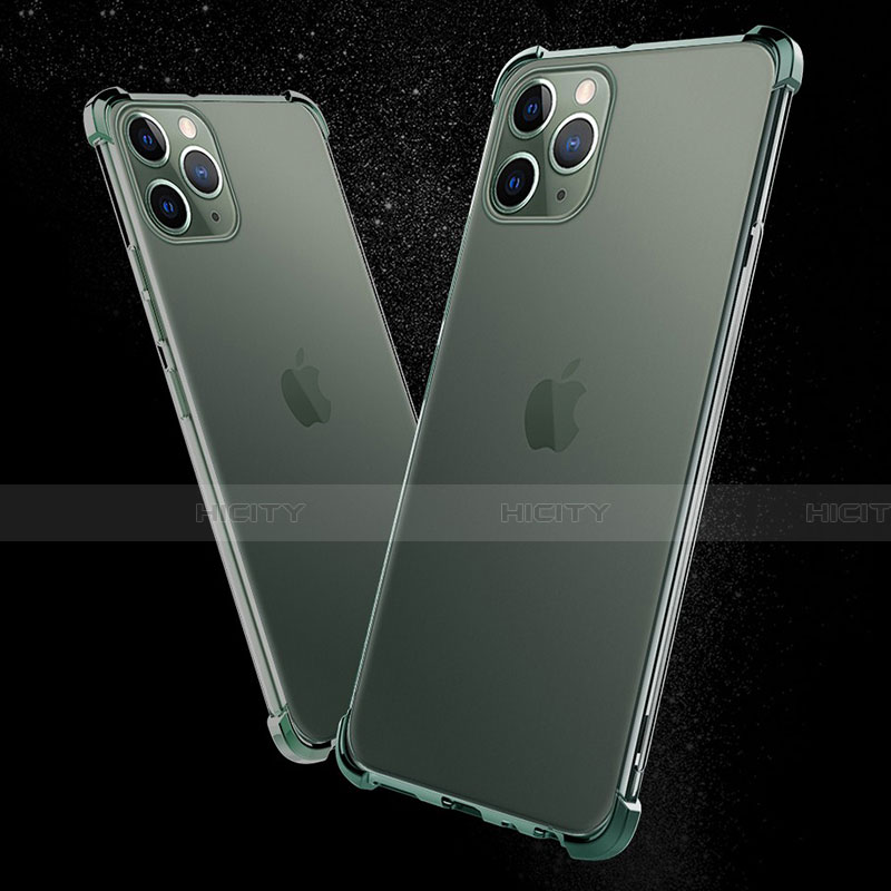 Apple iPhone 11 Pro用極薄ソフトケース シリコンケース 耐衝撃 全面保護 透明 S05 アップル 