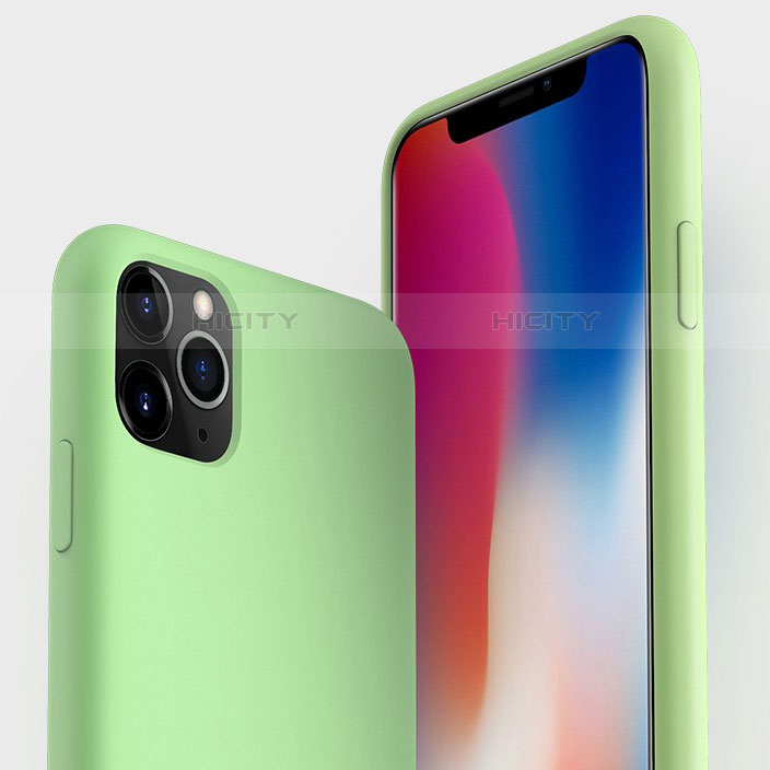 Apple iPhone 11 Pro Max用360度 フルカバー極薄ソフトケース シリコンケース 耐衝撃 全面保護 バンパー C03 アップル 