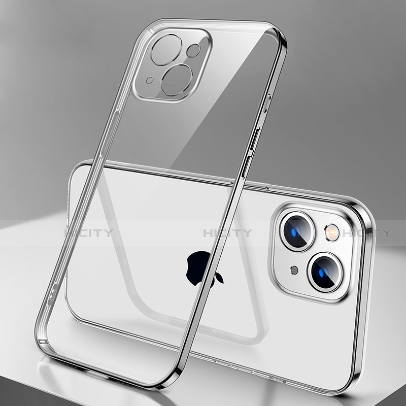 Apple iPhone 13用極薄ソフトケース シリコンケース 耐衝撃 全面保護 透明 H01 アップル 