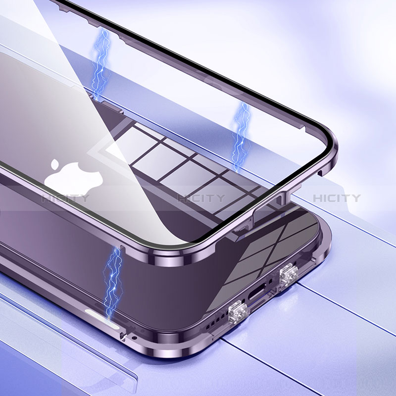 Apple iPhone 13用ケース 高級感 手触り良い アルミメタル 製の金属製 360度 フルカバーバンパー 鏡面 カバー LK2 アップル 