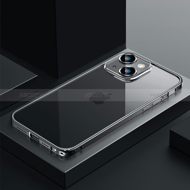 Apple iPhone 13用ケース 高級感 手触り良い メタル兼プラスチック バンパー QC4 アップル 