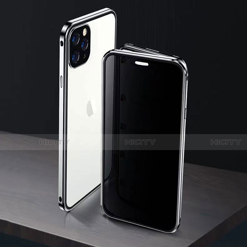 Apple iPhone 13 Pro用ケース 高級感 手触り良い アルミメタル 製の金属製 360度 フルカバーバンパー 鏡面 カバー M06 アップル 