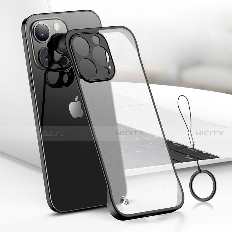 Apple iPhone 13 Pro Max用ハードカバー クリスタル クリア透明 H03 アップル 