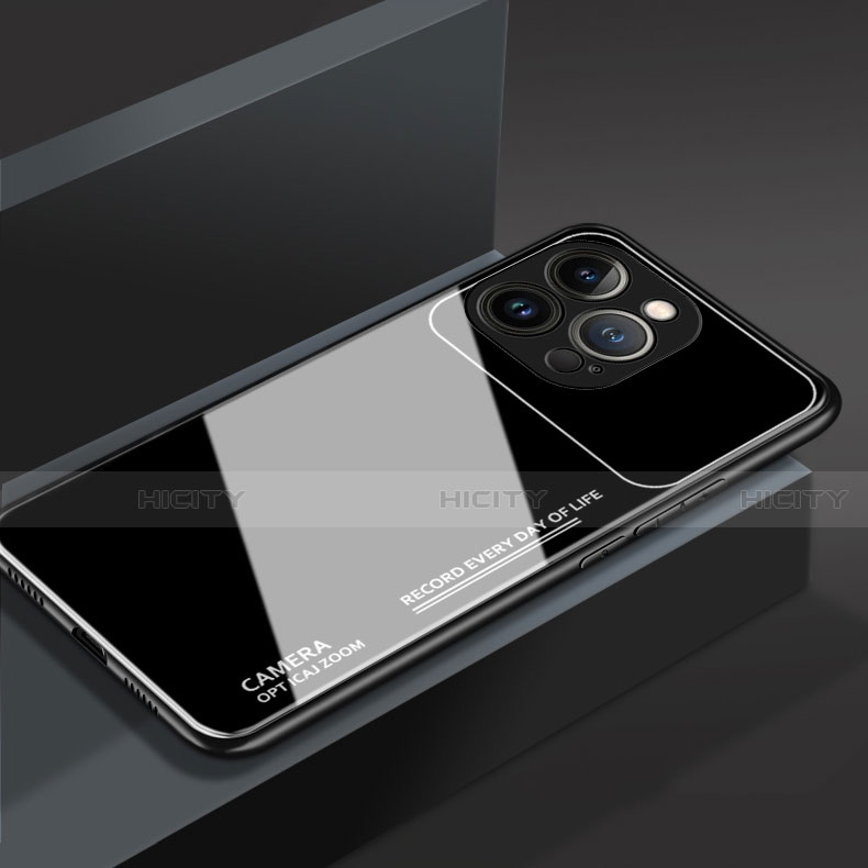 Apple iPhone 13 Pro Max用ハイブリットバンパーケース プラスチック 鏡面 カバー M03 アップル 