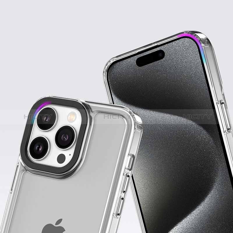 Apple iPhone 13 Pro Max用ハイブリットバンパーケース 透明 プラスチック カバー AC2 アップル 