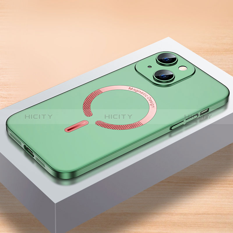 Apple iPhone 14用ハードケース プラスチック 質感もマット カバー Mag-Safe 磁気 Magnetic QC1 アップル 