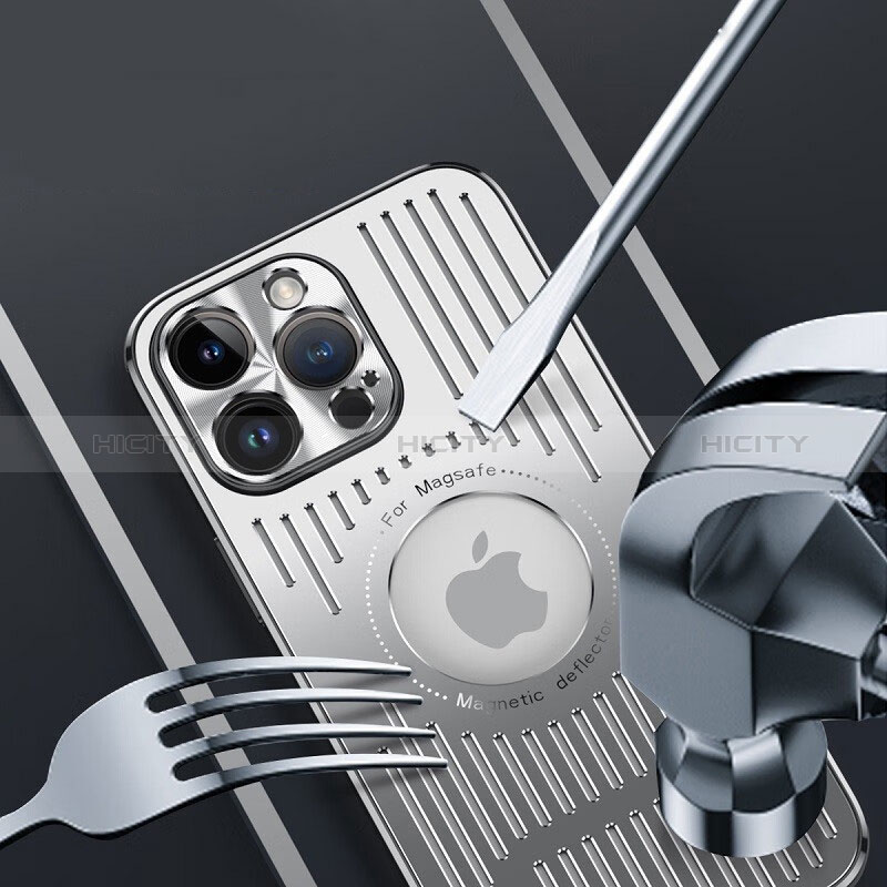 Apple iPhone 14 Plus用ケース 高級感 手触り良い アルミメタル 製の金属製 兼シリコン カバー Mag-Safe 磁気 Magnetic TX1 アップル 