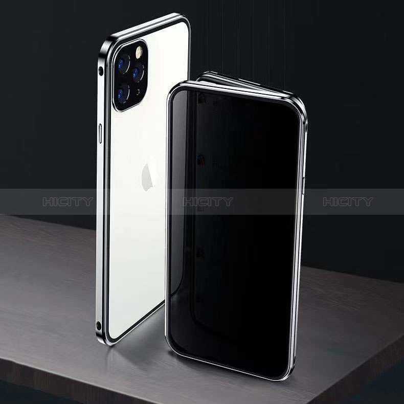 Apple iPhone 14 Pro用ケース 高級感 手触り良い アルミメタル 製の金属製 360度 フルカバーバンパー 鏡面 カバー M06 アップル 