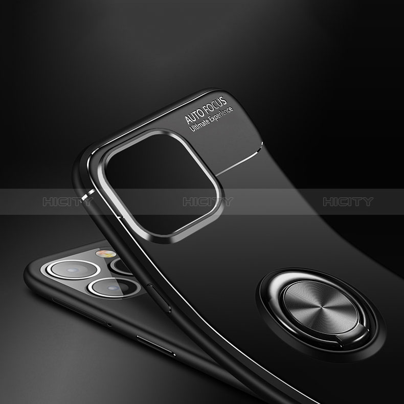 Apple iPhone 14 Pro用極薄ソフトケース シリコンケース 耐衝撃 全面保護 アンド指輪 マグネット式 バンパー アップル 
