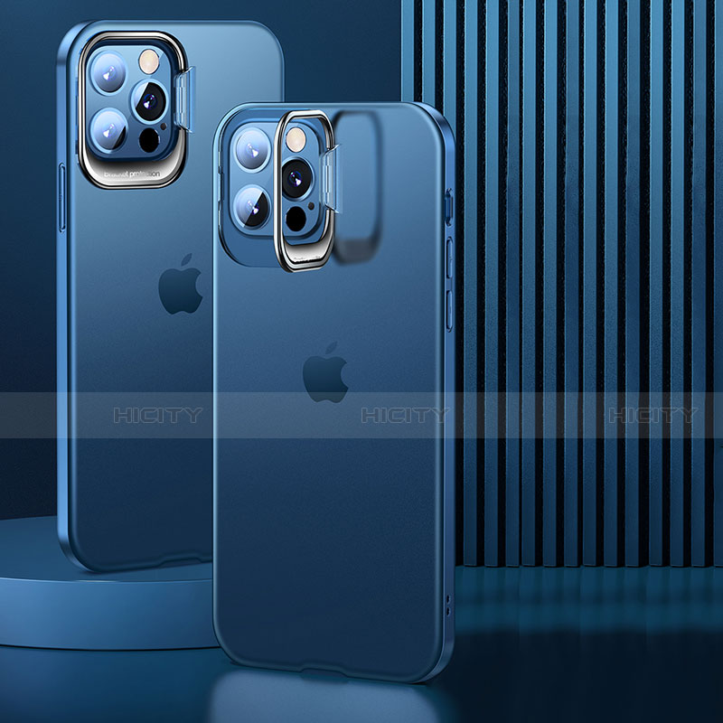 Apple iPhone 14 Pro用極薄ケース クリア透明 プラスチック 質感もマットU08 アップル 