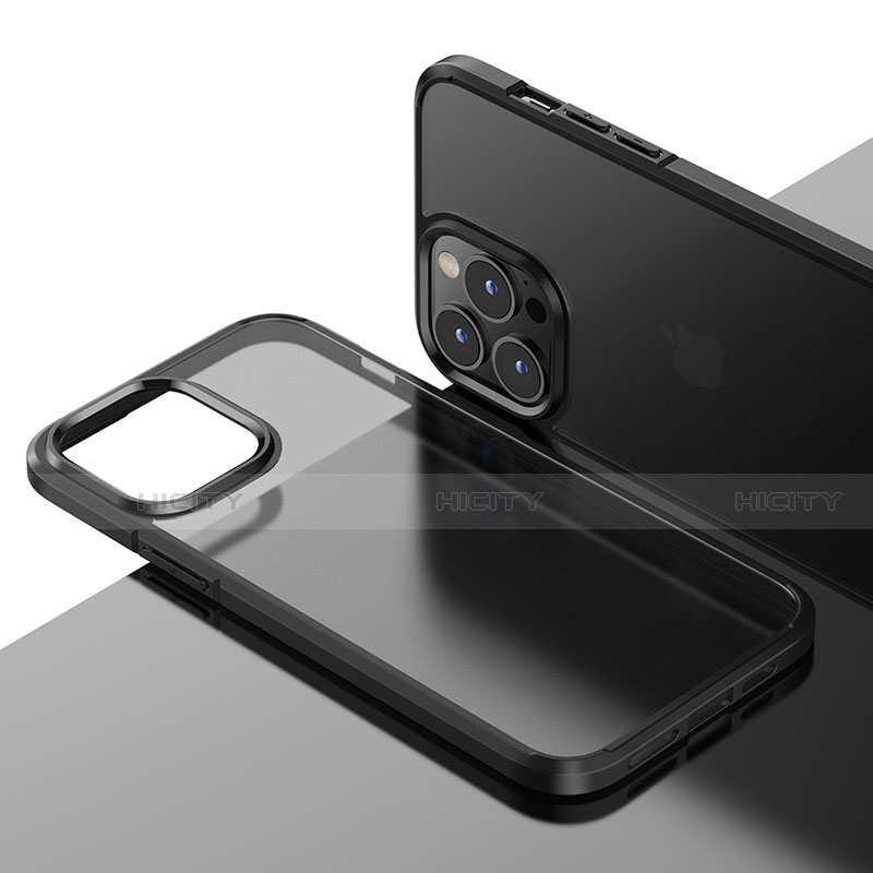 Apple iPhone 14 Pro Max用ハイブリットバンパーケース プラスチック 兼シリコーン カバー U04 アップル 