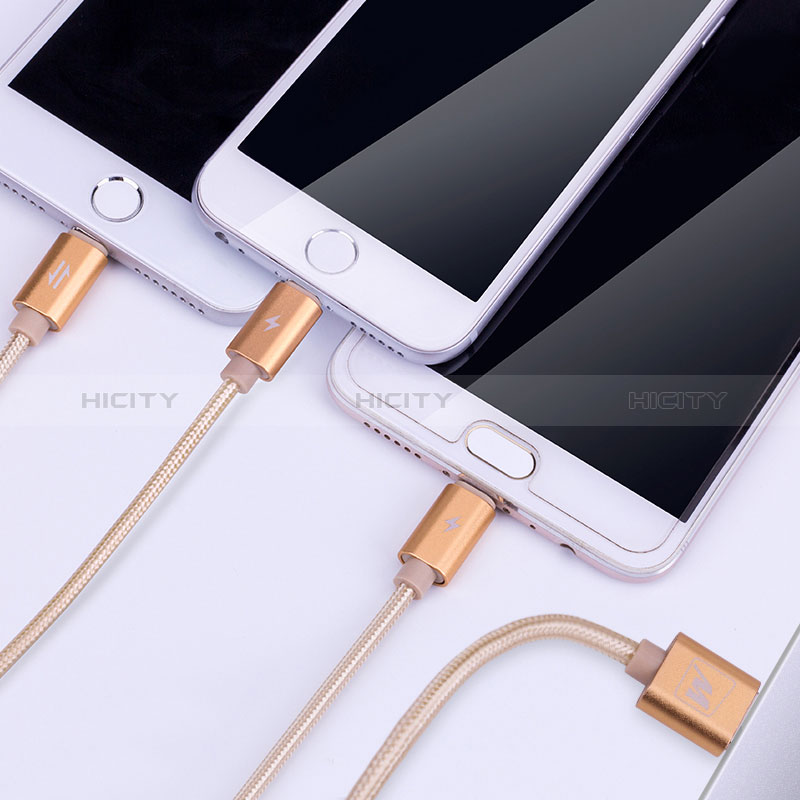 Apple iPhone 15用Lightning USBケーブル 充電ケーブル Android Micro USB Type-C 3A H03 アップル 