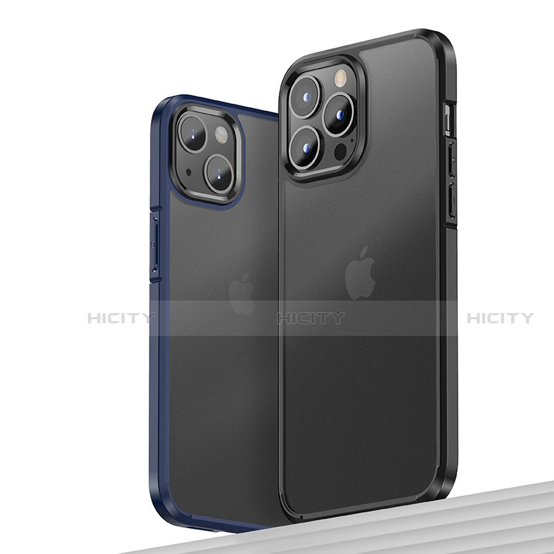 Apple iPhone 15用ハイブリットバンパーケース プラスチック 兼シリコーン カバー U04 アップル 