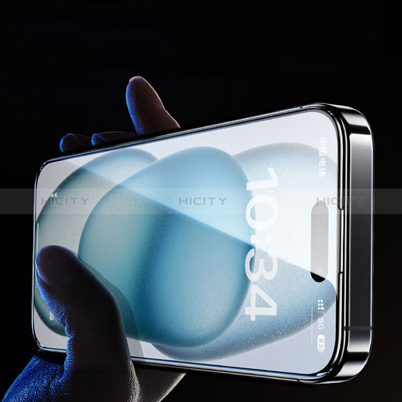 Apple iPhone 15用強化ガラス 液晶保護フィルム P05 アップル クリア