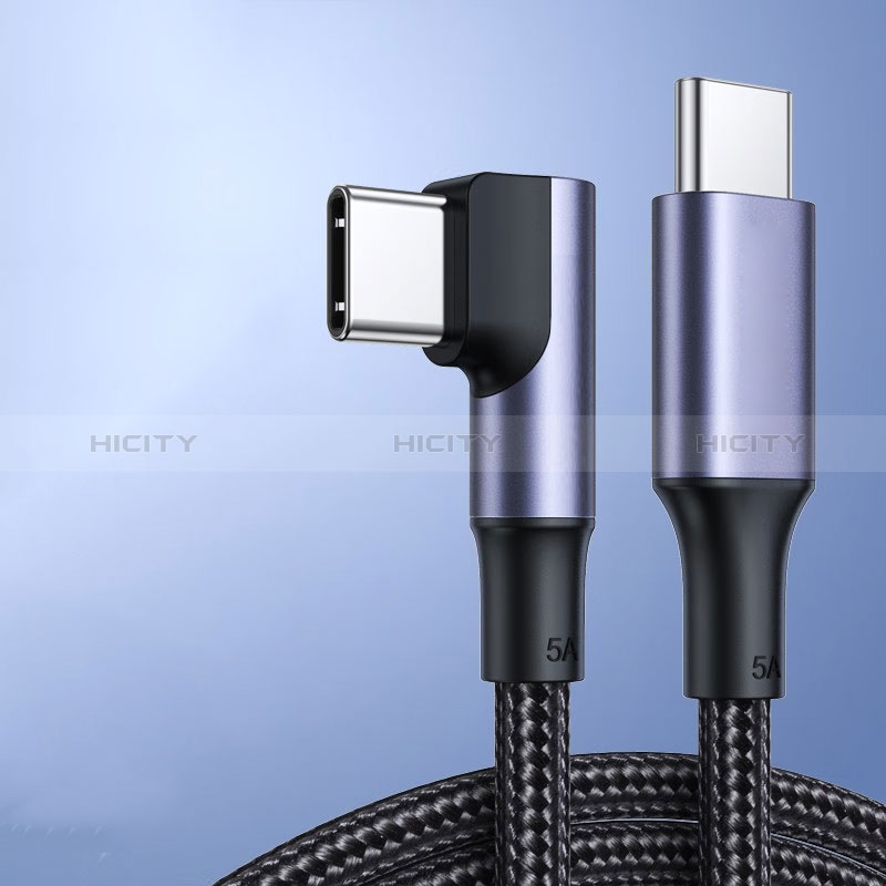 Apple iPhone 15 Plus用Type-C USB-C to Type-C USB-C アクティブ変換ケーブルアダプタ 100W H02 アップル ブラック