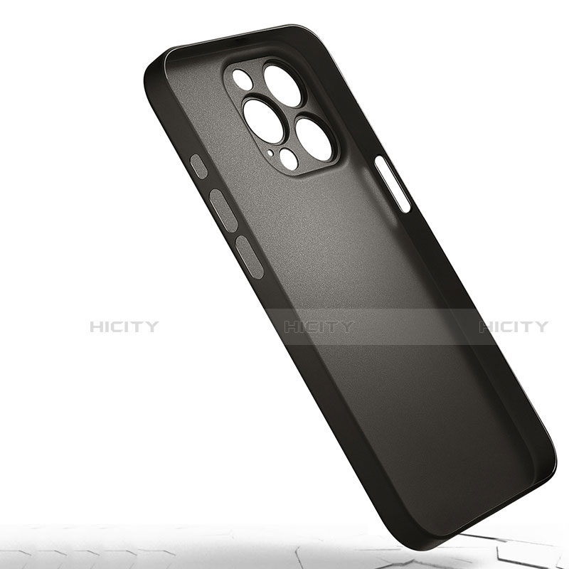 Apple iPhone 15 Pro用極薄ケース クリア透明 プラスチック 質感もマットU02 アップル 