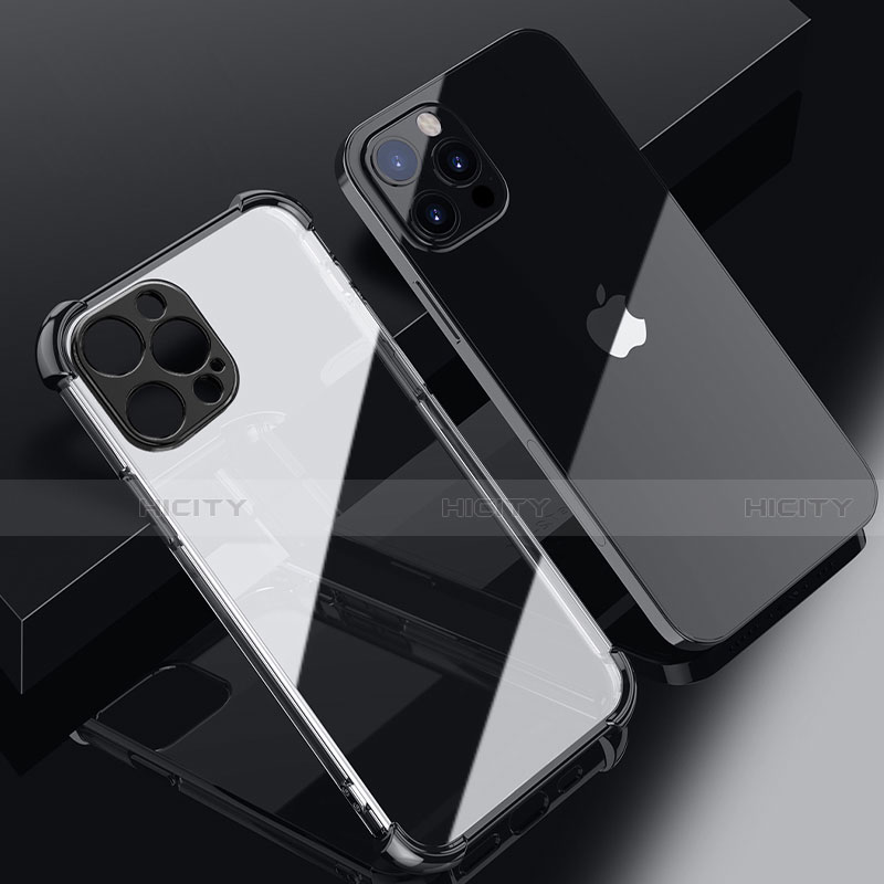 Apple iPhone 15 Pro用極薄ソフトケース シリコンケース 耐衝撃 全面保護 クリア透明 H06 アップル 