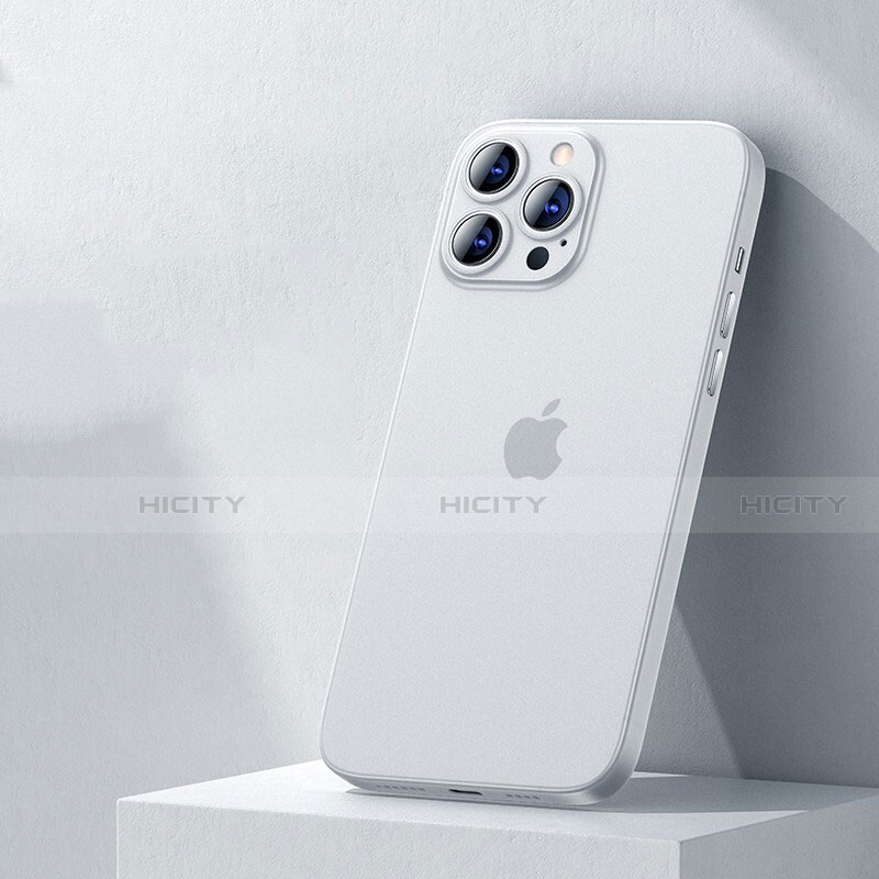 Apple iPhone 15 Pro用極薄ケース クリア透明 プラスチック 質感もマットU06 アップル 