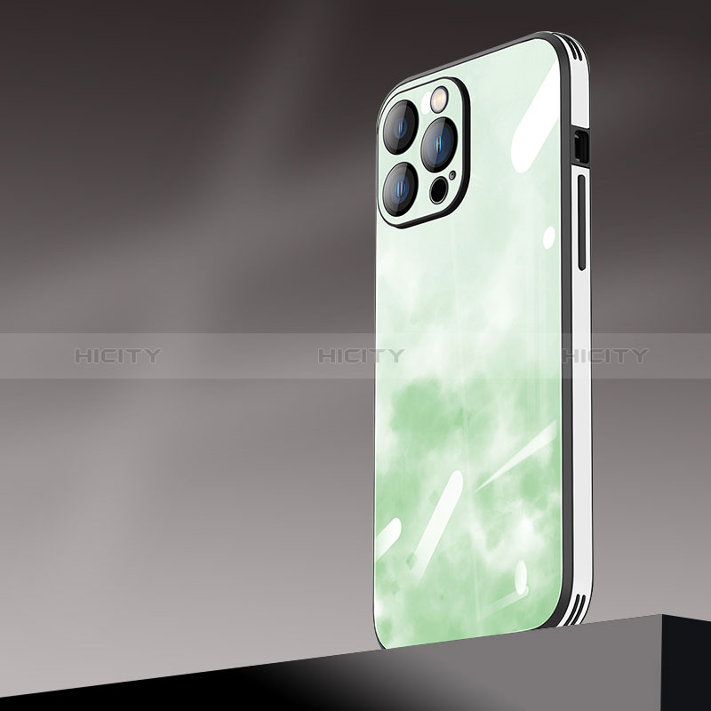 Apple iPhone 15 Pro用ハードケース プラスチック 質感もマット カバー 勾配色 AT1 アップル 