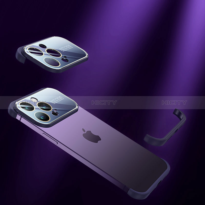 Apple iPhone 15 Pro用ハードカバー クリスタル クリア透明 QC4 アップル 
