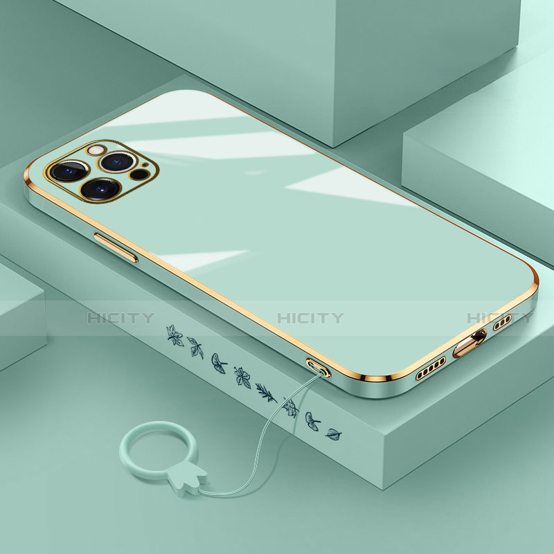 Apple iPhone 15 Pro Max用極薄ソフトケース シリコンケース 耐衝撃 全面保護 S03 アップル グリーン