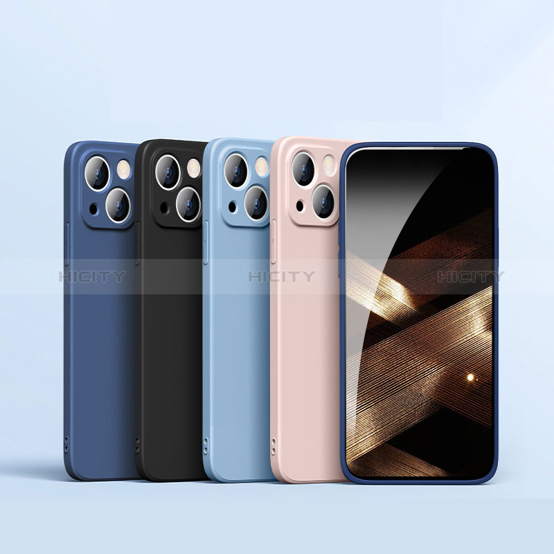 Apple iPhone 15 Pro Max用360度 フルカバー極薄ソフトケース シリコンケース 耐衝撃 全面保護 バンパー S05 アップル 