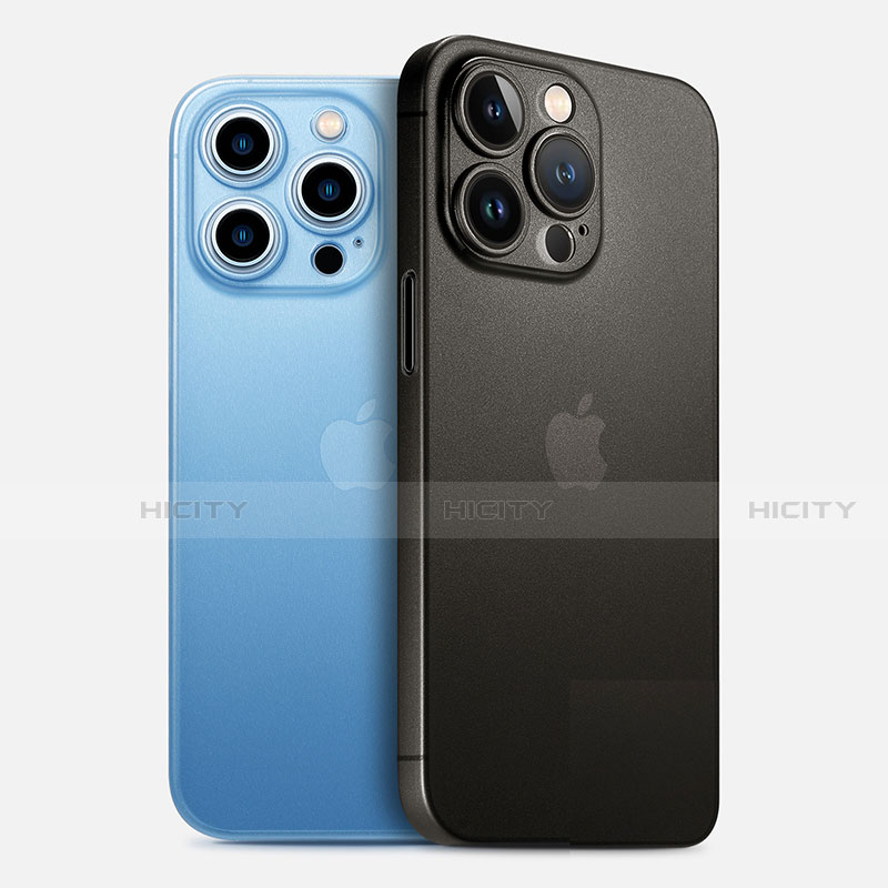 Apple iPhone 15 Pro Max用極薄ケース クリア透明 プラスチック 質感もマットU02 アップル 