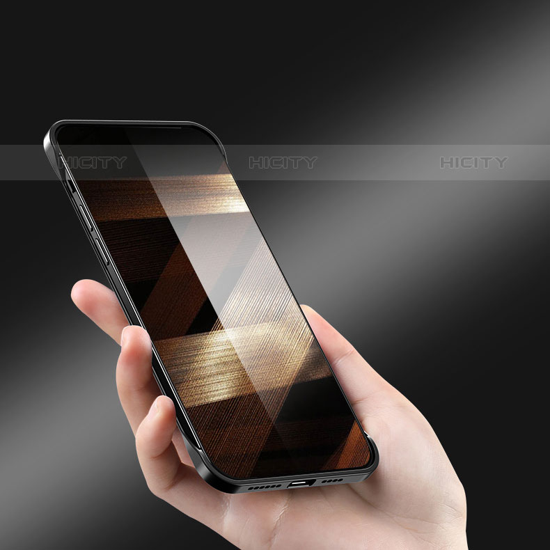Apple iPhone 15 Pro Max用ハードカバー クリスタル クリア透明 H07 アップル 