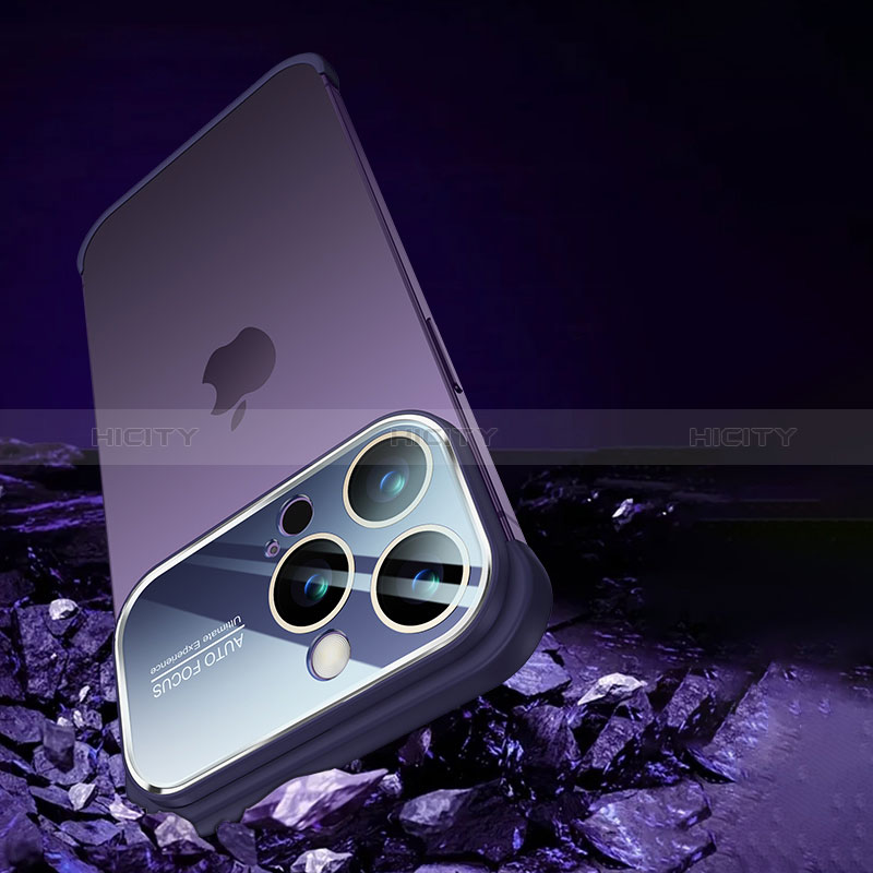 Apple iPhone 15 Pro Max用ハードカバー クリスタル クリア透明 QC4 アップル 