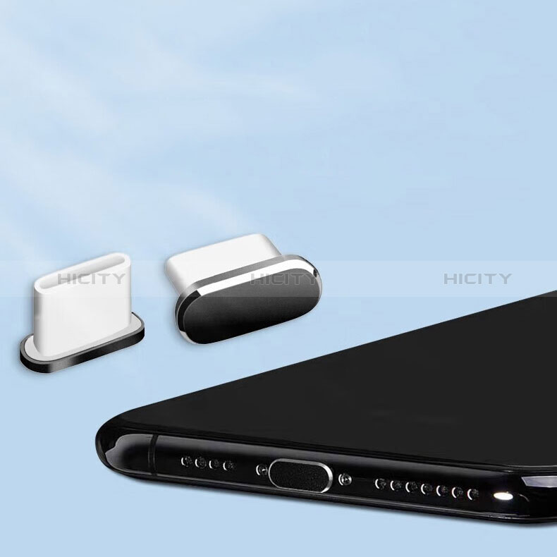 Apple iPhone 15 Pro Max用アンチ ダスト プラグ キャップ ストッパー USB-C Android Type-Cユニバーサル H02 アップル 