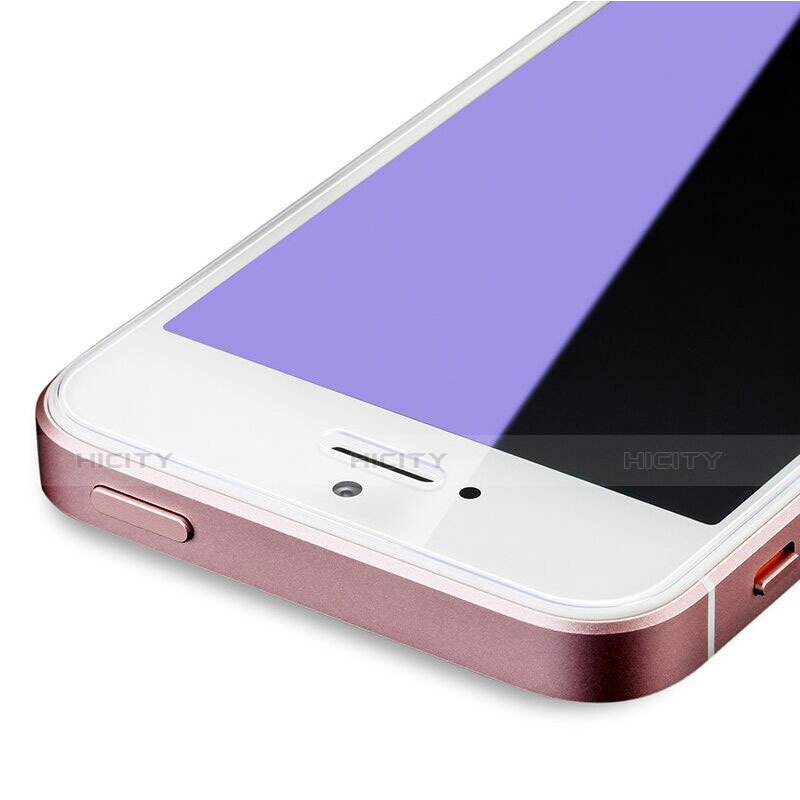 Apple iPhone 4用アンチグレア ブルーライト 強化ガラス 液晶保護フィルム アップル ネイビー