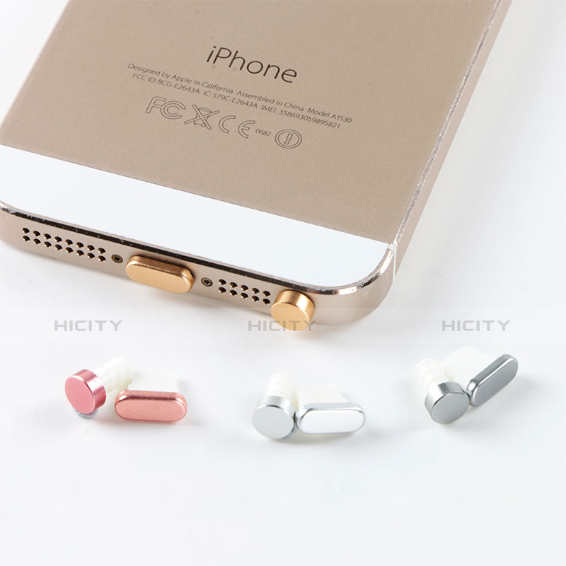 Apple iPhone 6用アンチ ダスト プラグ キャップ ストッパー Lightning USB J05 アップル ホワイト