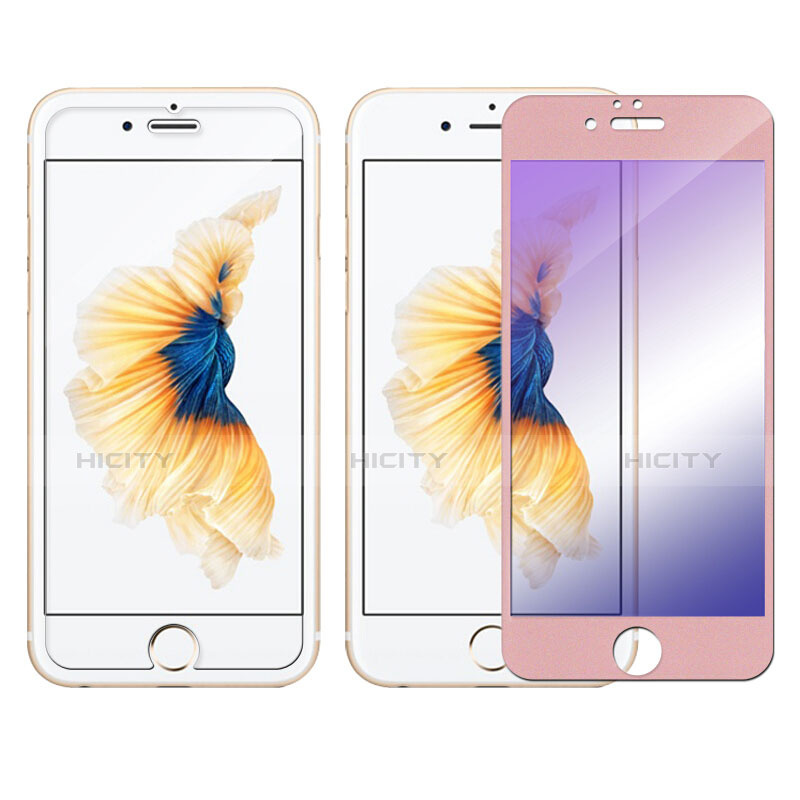 Apple iPhone 6用強化ガラス フル液晶保護フィルム F05 アップル ローズゴールド