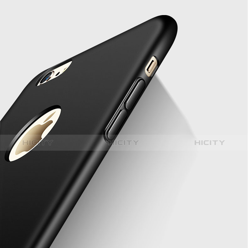 Apple iPhone 6 Plus用ハードケース プラスチック 質感もマット P08 アップル ブラック