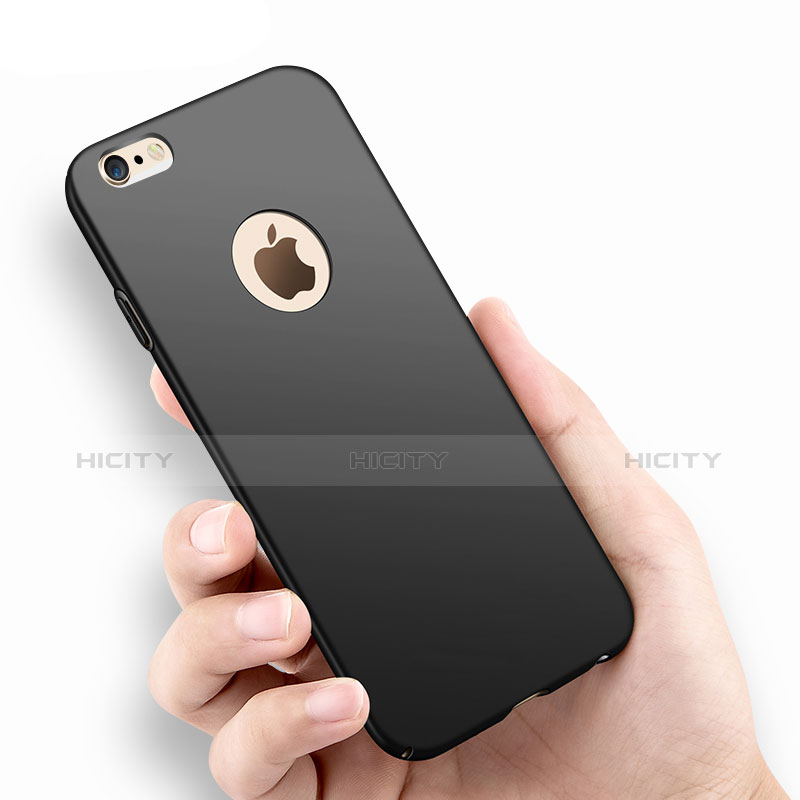 Apple iPhone 6 Plus用ハードケース プラスチック 質感もマット P08 アップル ブラック