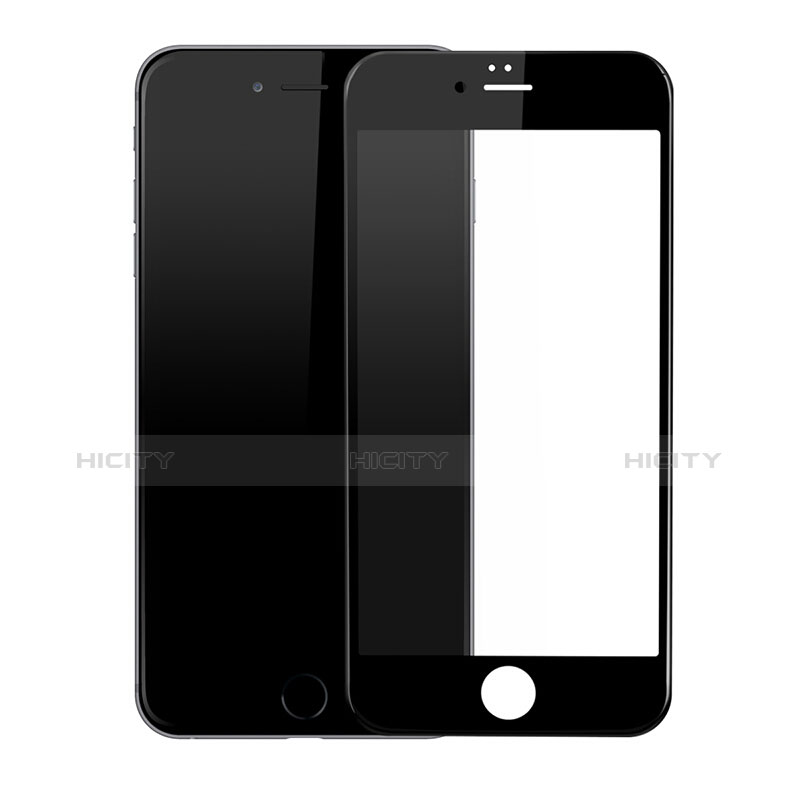 Apple iPhone 6 Plus用強化ガラス フル液晶保護フィルム F01 アップル ブラック