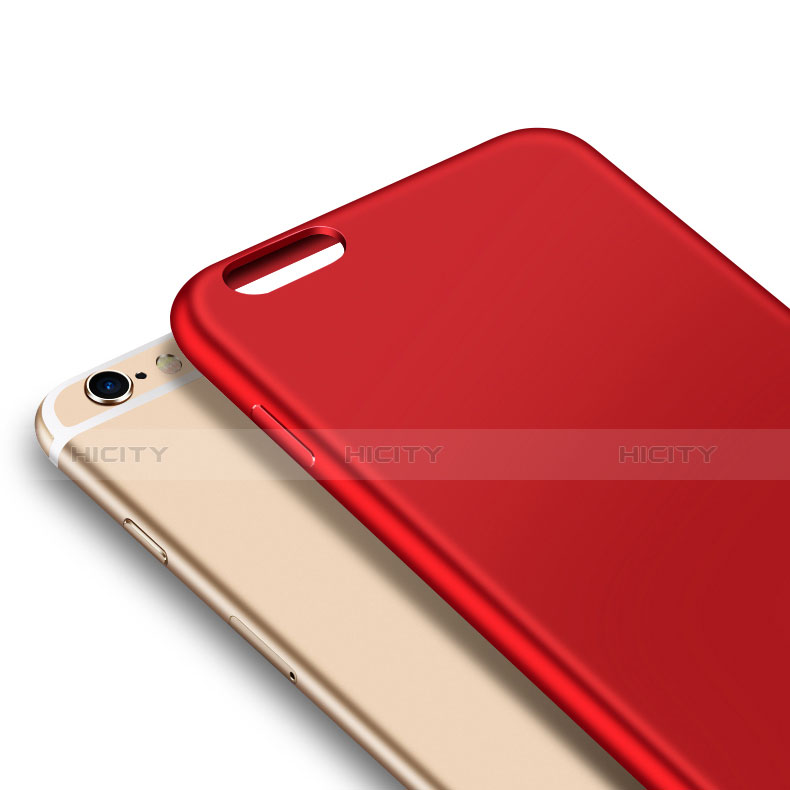 Apple iPhone 6S用極薄ソフトケース シリコンケース 耐衝撃 全面保護 U01 アップル レッド