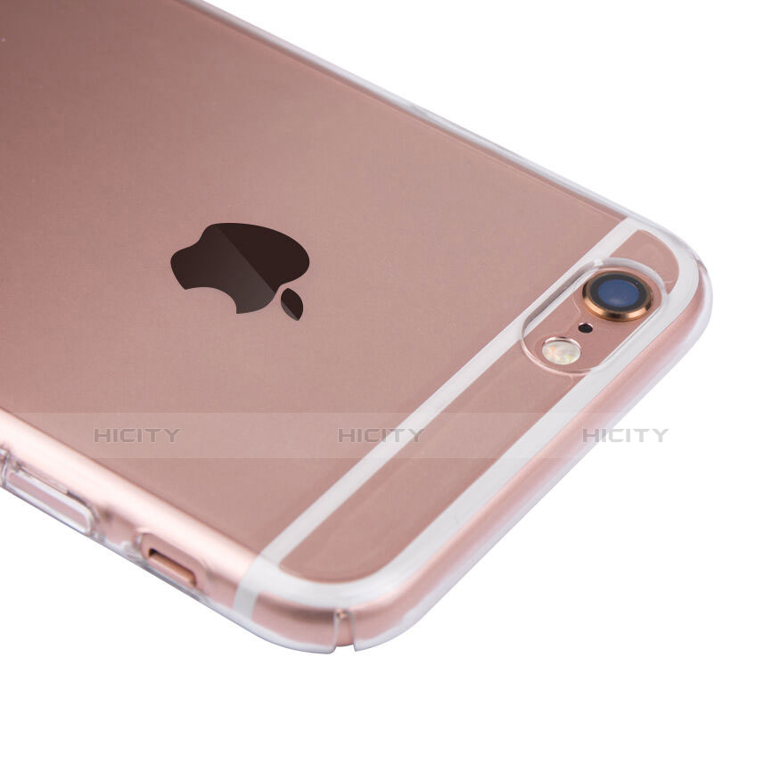 Apple iPhone 6S用極薄ソフトケース グラデーション 勾配色 クリア透明 Z01 アップル グレー